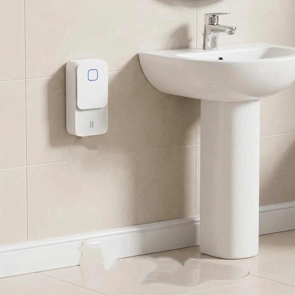 Home Security With Alarm - WiFi-Connected WiFi Water Immersion Sensor Compact