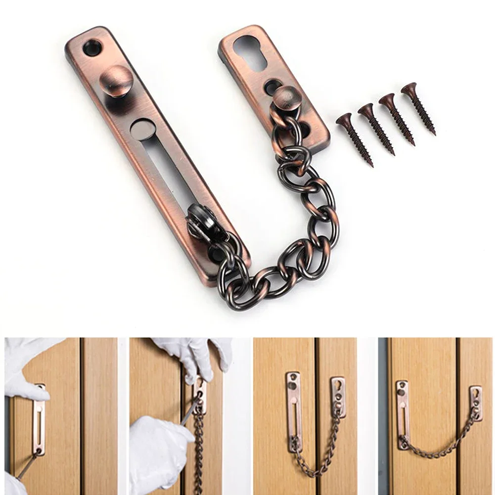 Door Chain Guard - Door Chain with Lock Door Lock