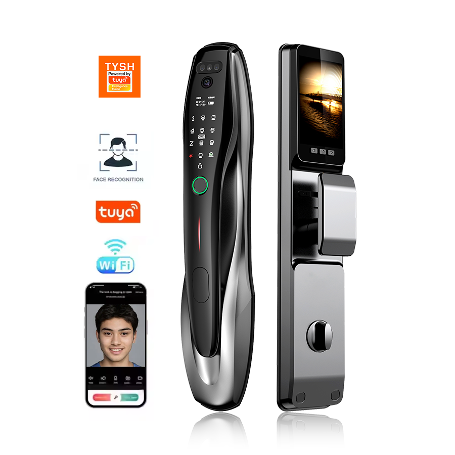Home Security Doorbell Camera - TYSH Tuya Security Fingerprint NFC Card