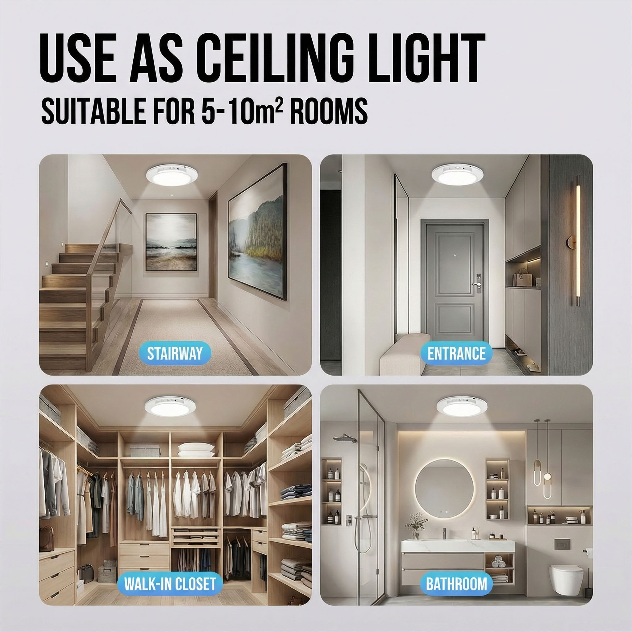 Motion Sensor Rechargeable LED - Home Security Beams review and price