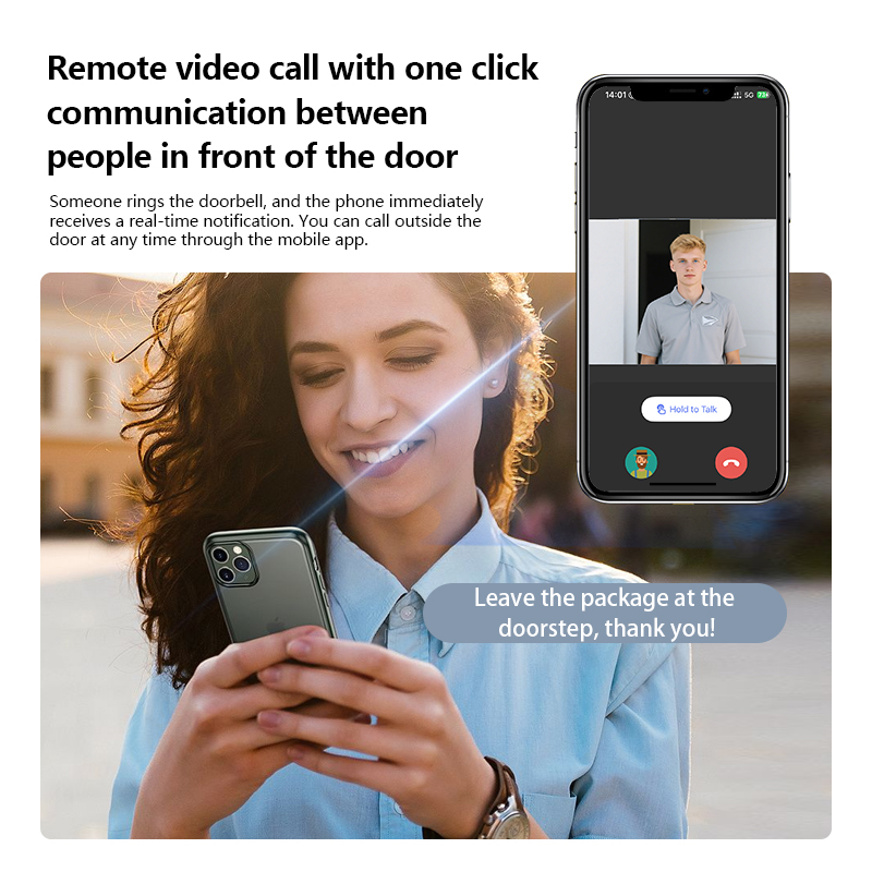 Smart Video Doorbell Camera, W - Home Security Doorbell Camera review and price