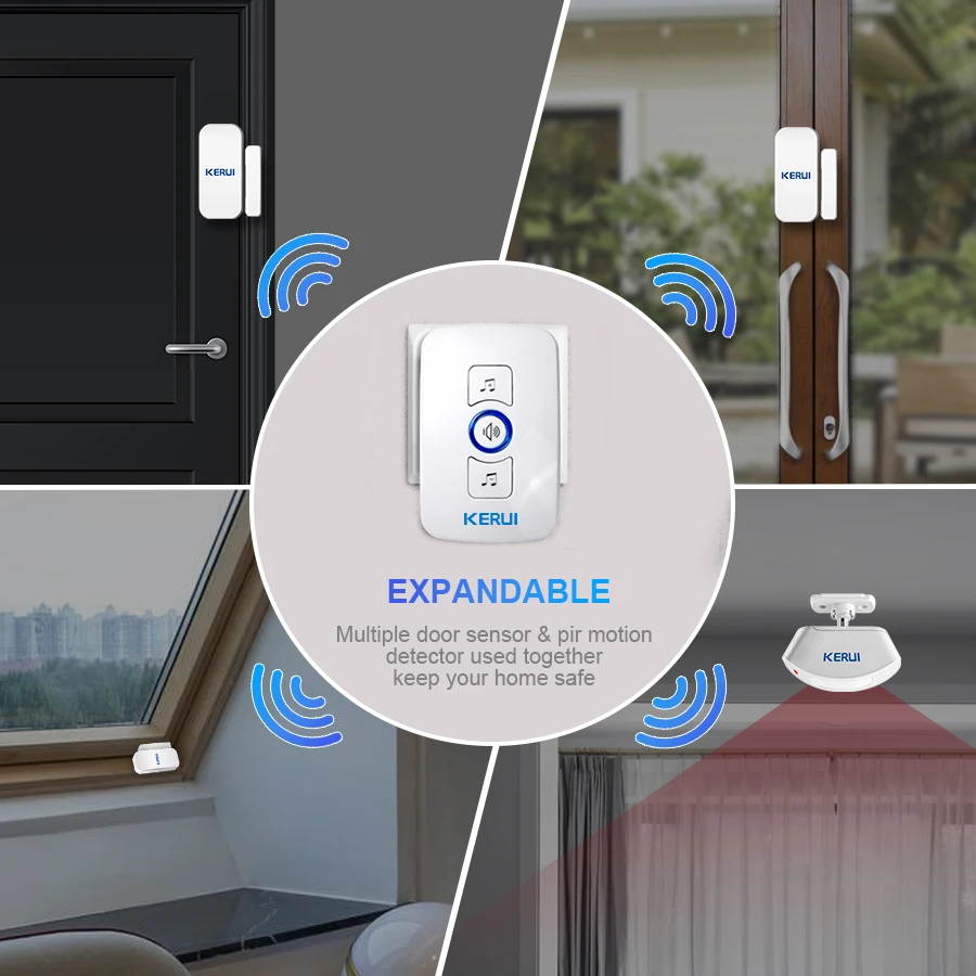 KERUI Wireless Doorbell Home S - Home Security Bell review and price