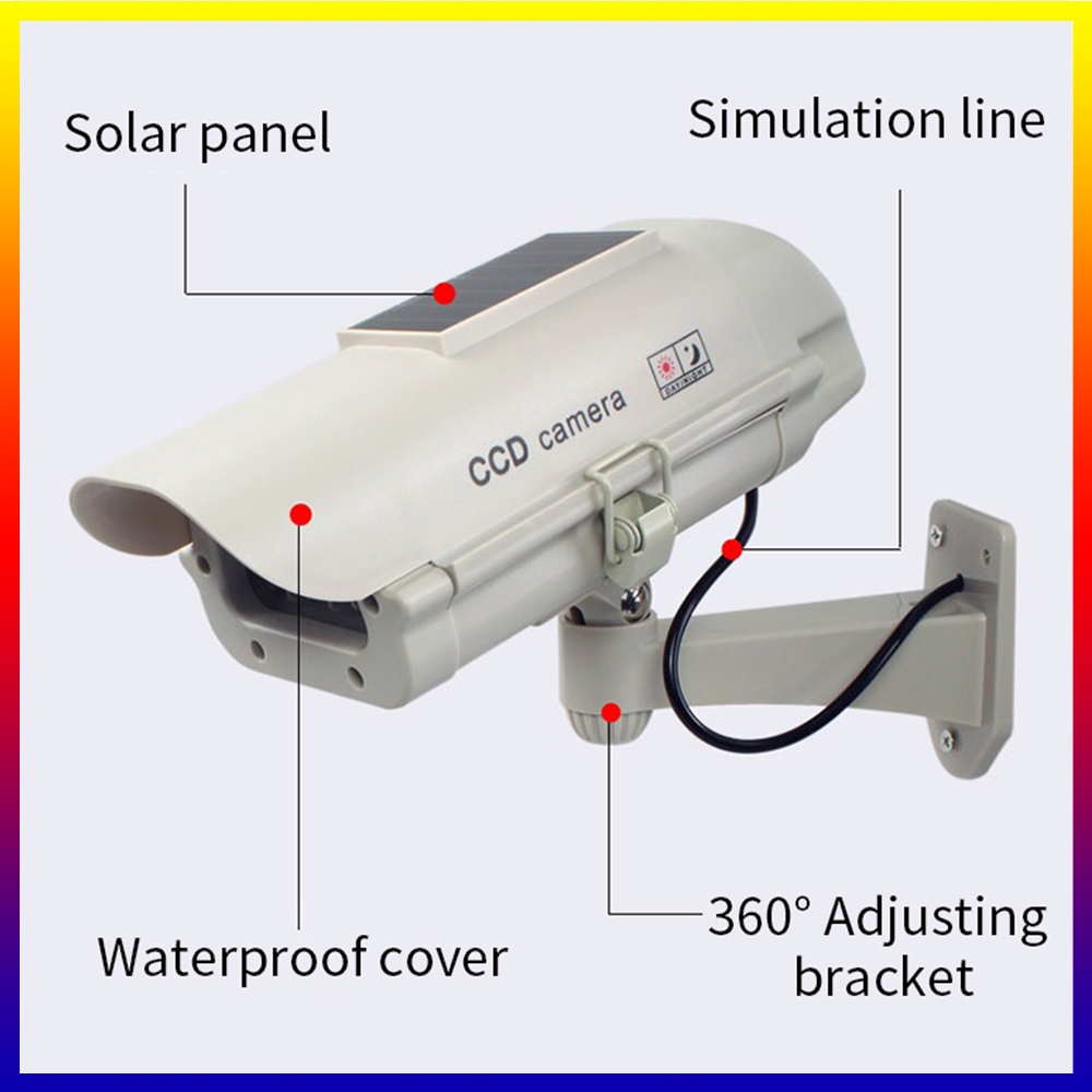 Simulation Solar Camera Waterp - Home Security Beams review and price