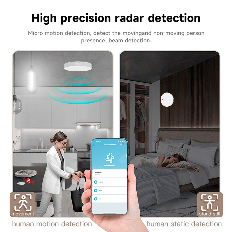 Tuya Zigbee 3.0 24GHz MmWave H - Home Security With Alarm review and price