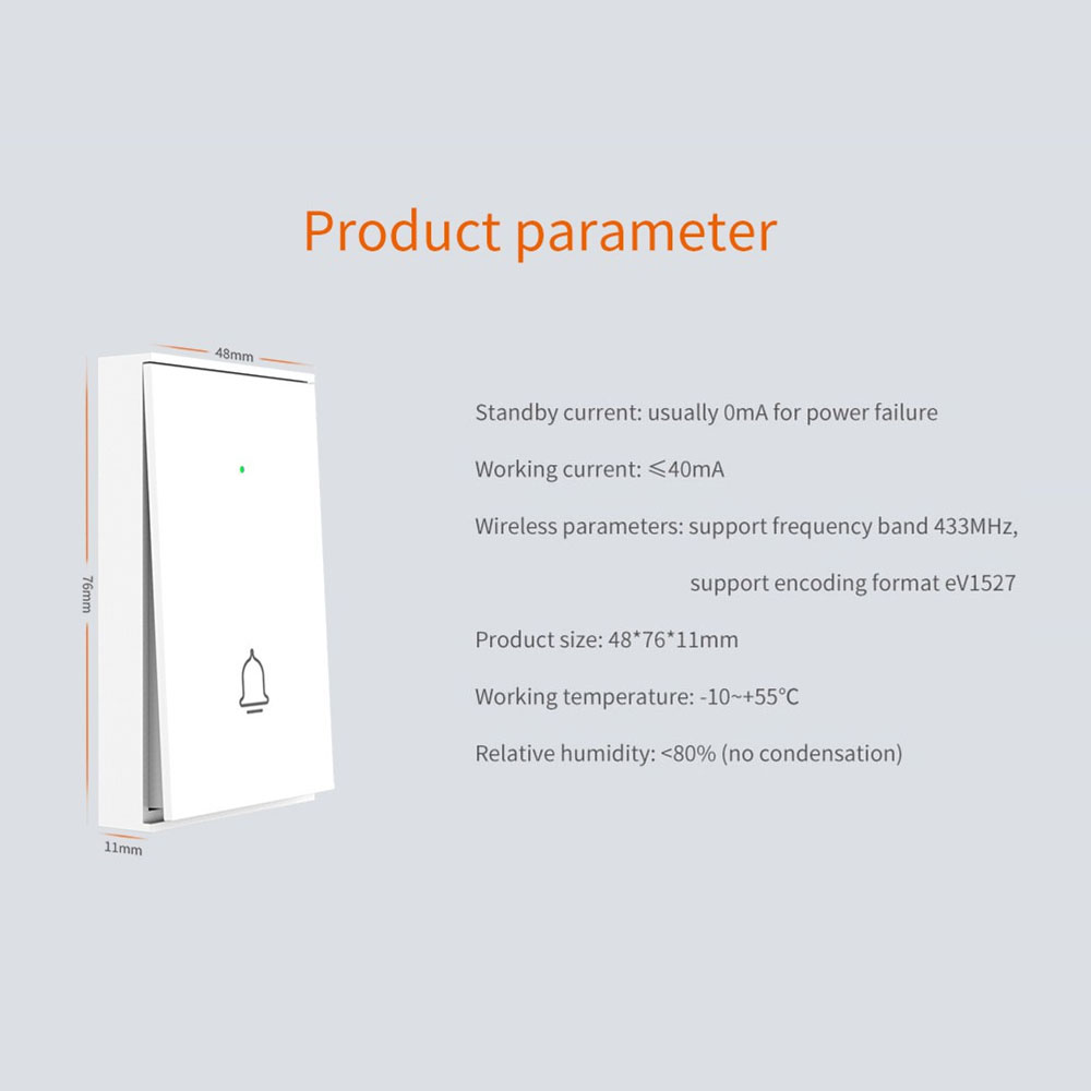 Staniot B100 Wireless Door Bel - Home Security Bell review and price