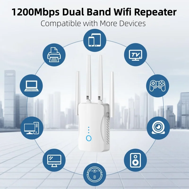 1200Mbps Dual Band WiFi Repeat - Home Security Bundle review and price