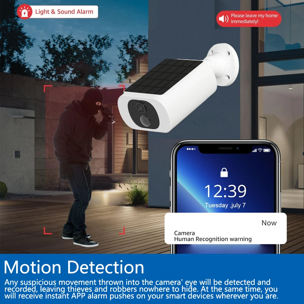 Tuya 5MP Solar Security Camera - Home Security Bell review and price