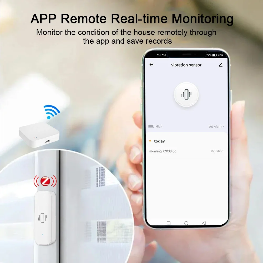 Tuya WiFi/Zigbee Smart Vibrati - Home Security With Alarm review and price