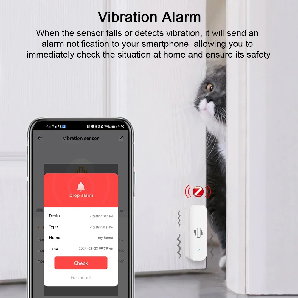 Tuya WiFi/Zigbee Smart Vibrati - Home Security With Alarm review and price