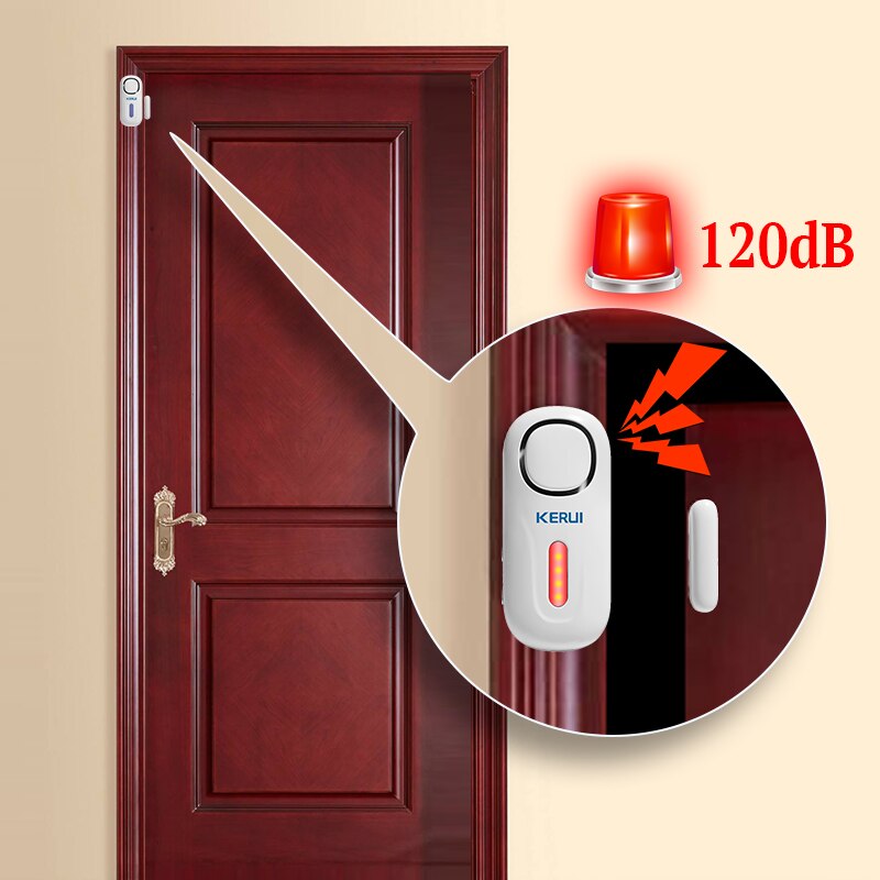 KERUI 120DB Wireless Door/Wind - Home Security Beams review and price