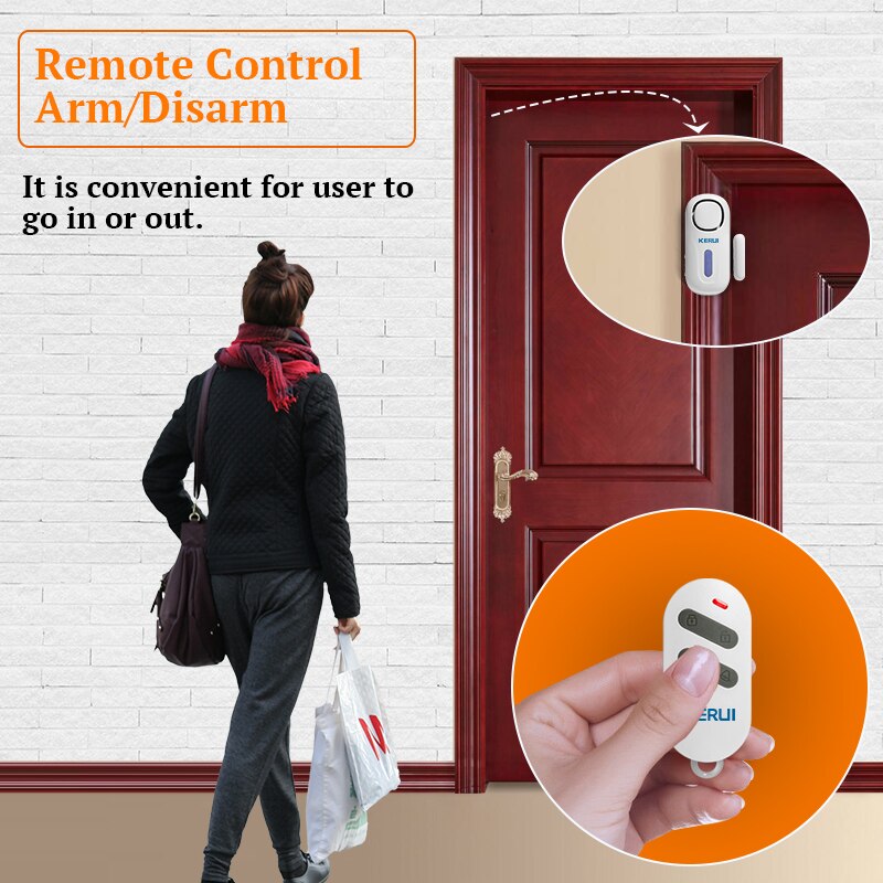 KERUI 120DB Wireless Door/Wind - Home Security Beams review and price