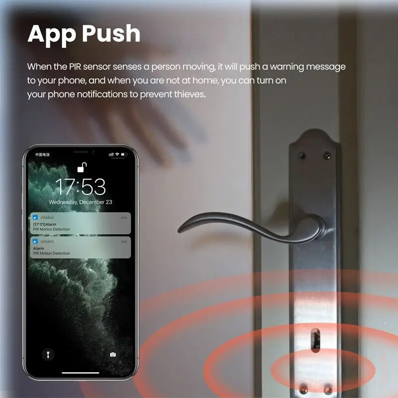 Zigbee Mini PIR Motion Sensor  - Home Security With Alarm review and price