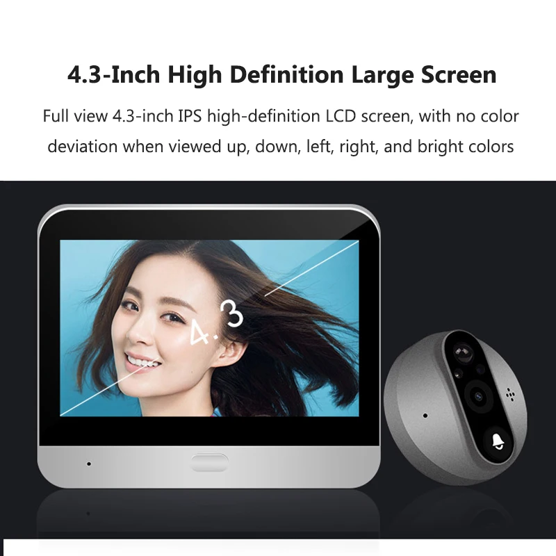4.3 Inch WiFi Tuya Smart Video - Home Security Doorbell Camera review and price