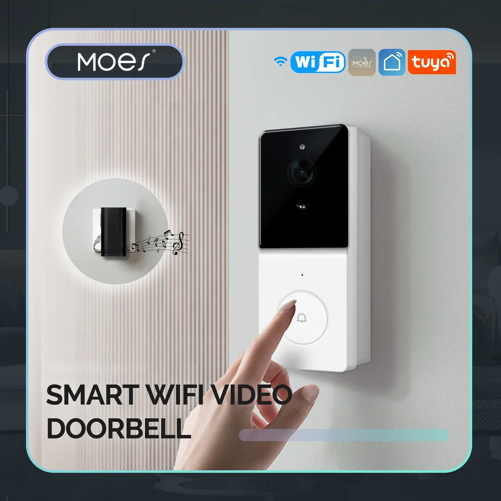 MOES Tuya Smart WiFi Video Doo - Home Security Doorbell Camera review and price